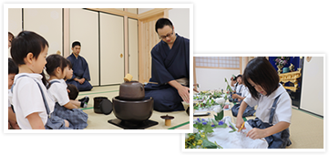 力を入れている保育　京都文化の体験
