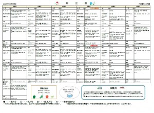 6月　献立表
